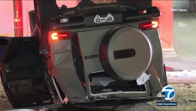 cade dal terzo piano con il fuoristrada Mercedes G
