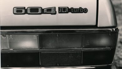 Peugeot 604 D turbo, logo portellone posteriore