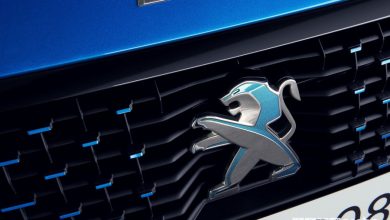 Peugeot e-208 elettrica, Leone al centro della calandra
