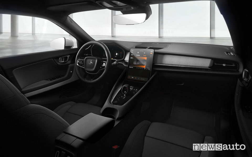 Polestar 2, abitacolo