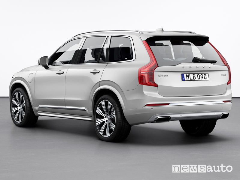 Nuova Volvo XC90, vista posteriore
