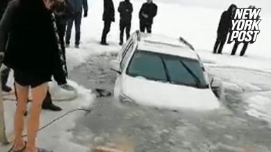 Auto-sprofonda-nel-lago-ghiacciato