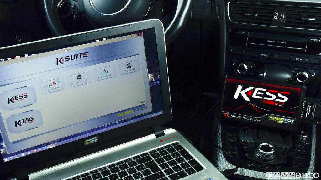 Strumento di riprogrammazione ECU calibrazione Alien Tech
