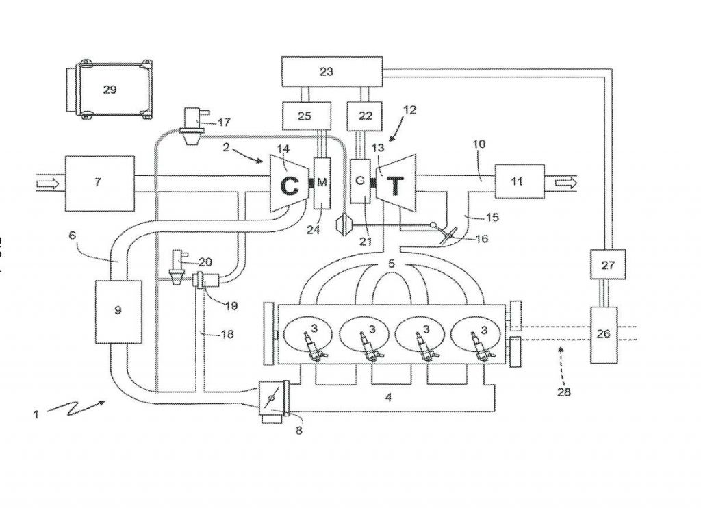 schema brevetto turbo ferrari