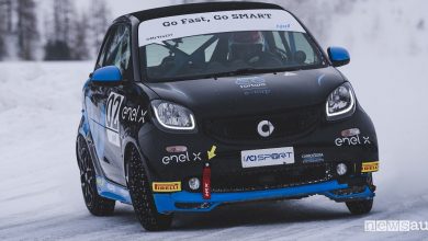 Smart sul ghiaccio, test gomme chiodate