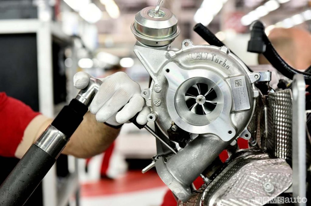 Girante di aspirazione su un turbocompressore tradizionale