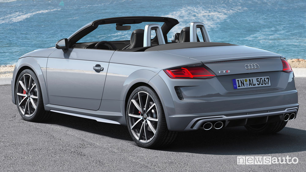 Audi TTS Roadster, vista posteriore