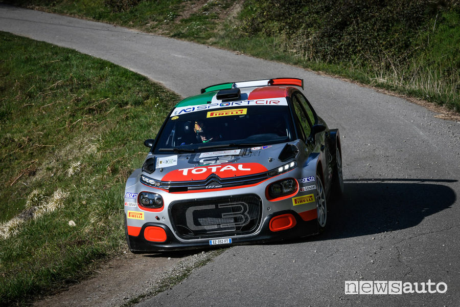 CIR 2019 Rally Ciocco, Citroën C3 R5 Rossetti/Mori