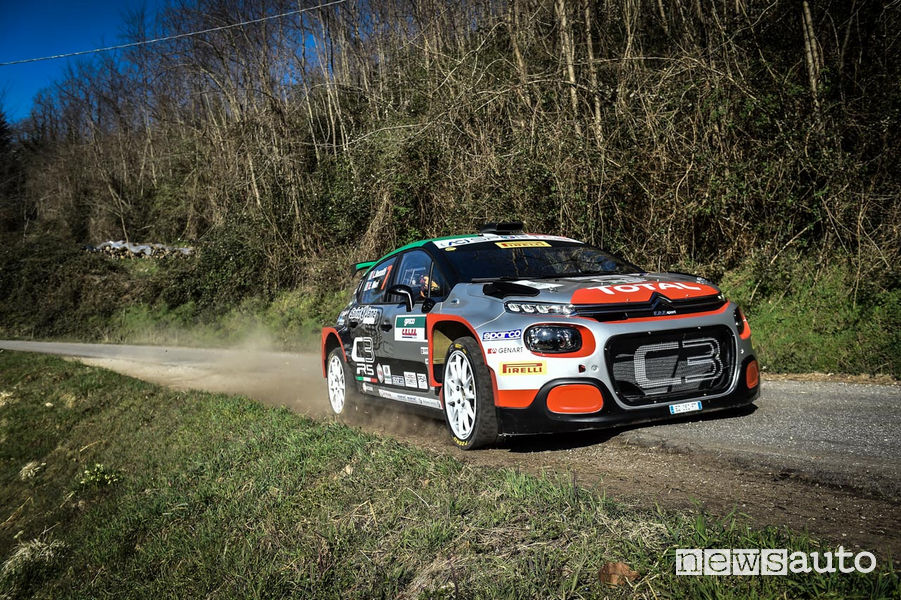 CIR 2019 Rally Ciocco, Citroën C3 R5 Rossetti/Mori