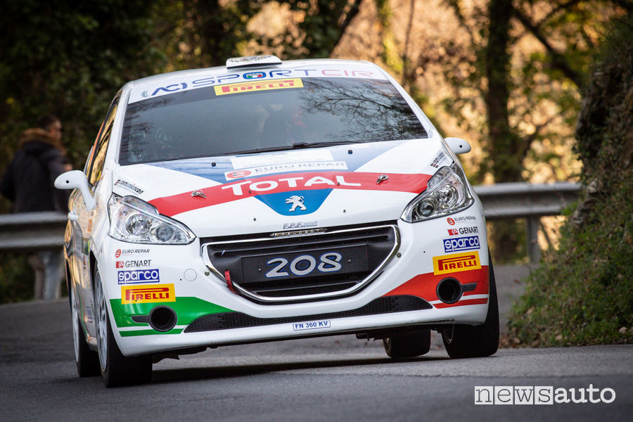 CIR 2019 Rally Ciocco, Peugeot 208 R2 Ciuffi/Gonella