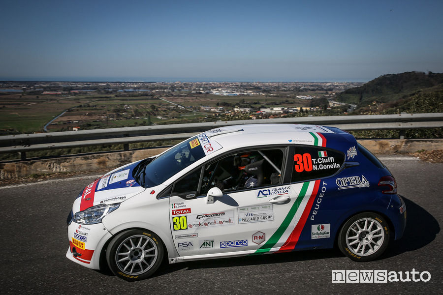 CIR 2019 Rally Ciocco, Peugeot 208 R2 Ciuffi/Gonella