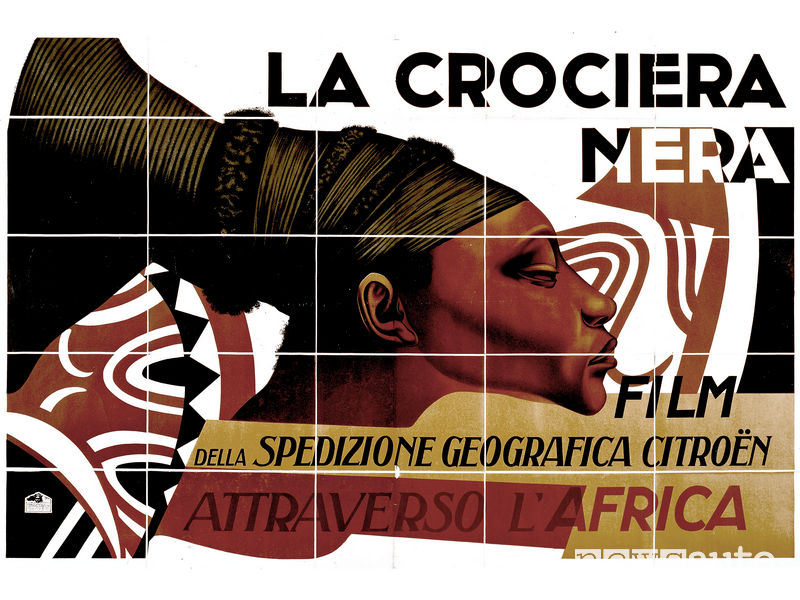 Joséphine Baker André Citroën locandina Film La Crociera Nera