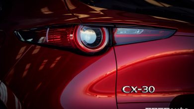 Mazda CX-30, gruppo ottico posteriore