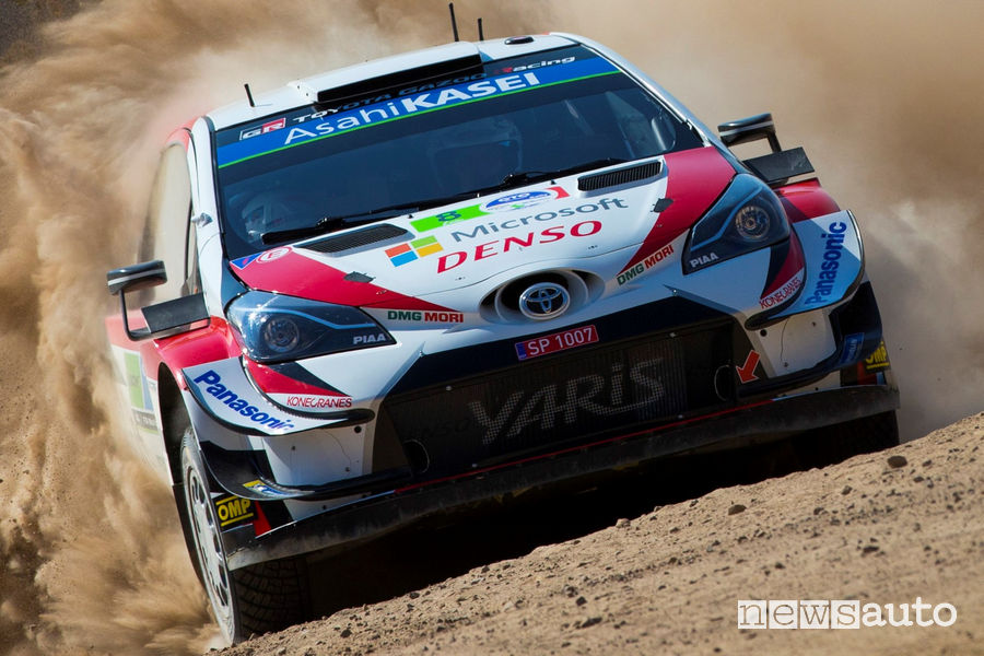 WRC 2019 Rally Messico, Tanak Toyota Yaris WRC