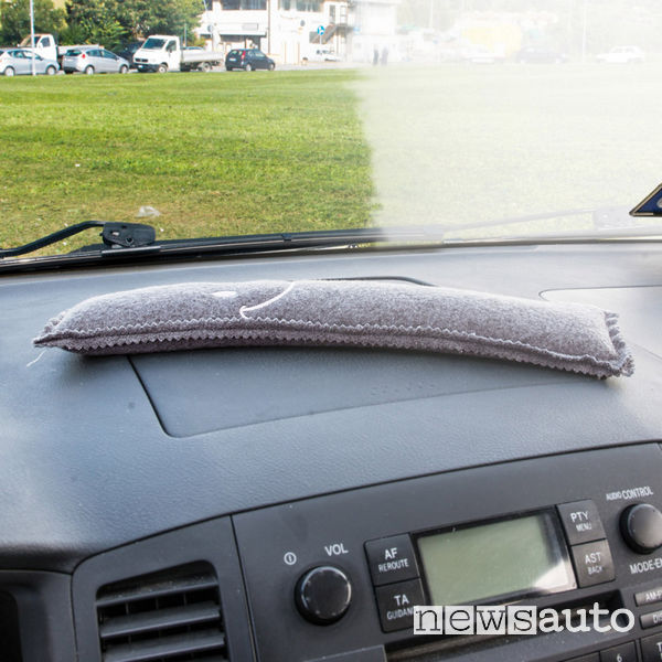 Appannamento vetri auto calza in silice