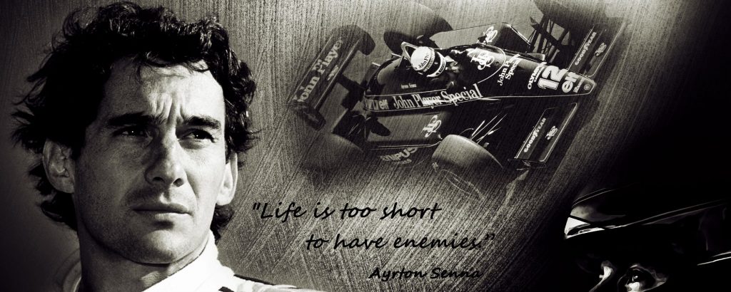 Ayrton Senna un mito intramontabile.
