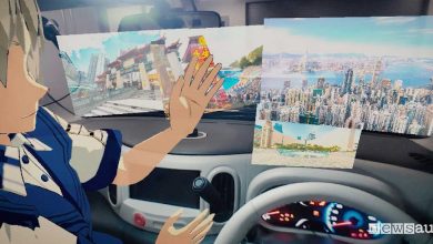 nISSAN Invisible-to-Visible (I2V) 5G in auto realtà virtuale