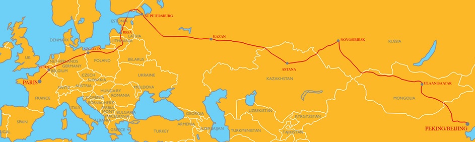 mappa Pechino-Parigi 2019