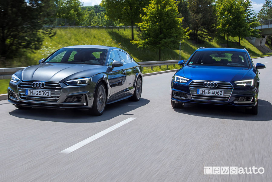 Audi A5 Sportback g-tron e Audi A4 Avant g-tron