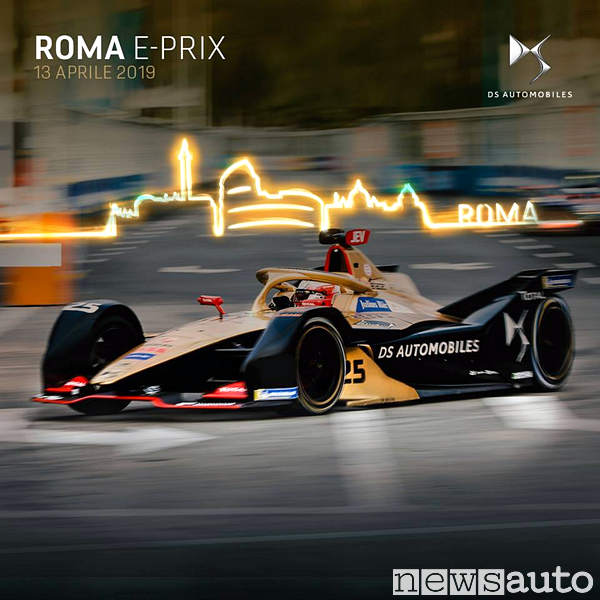 Roma E-Prix 2019 DS Automobiles