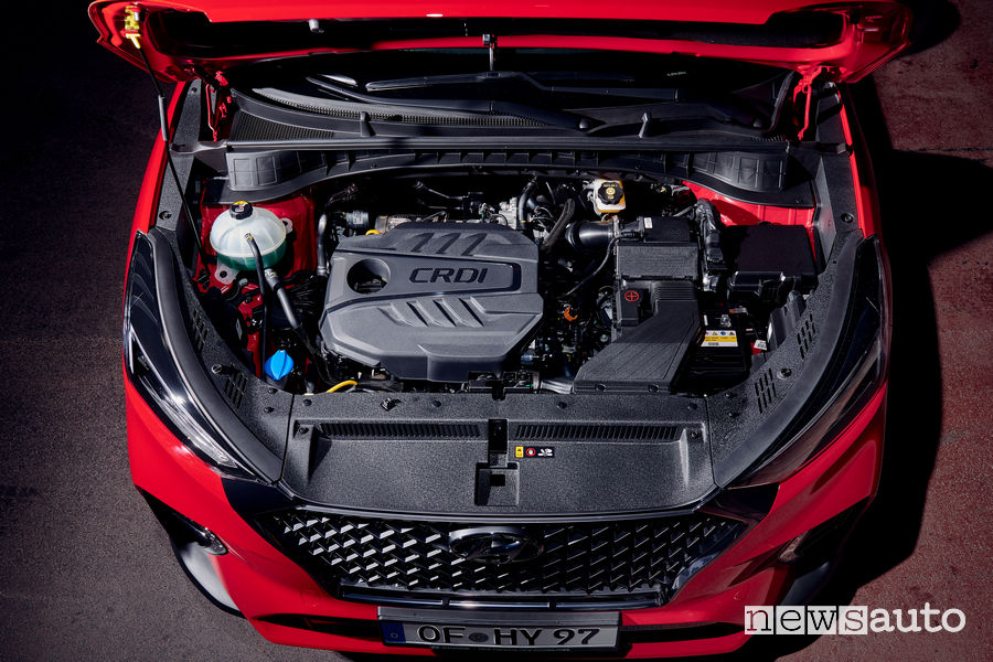 Hyundai Tucson N Line vano motore
