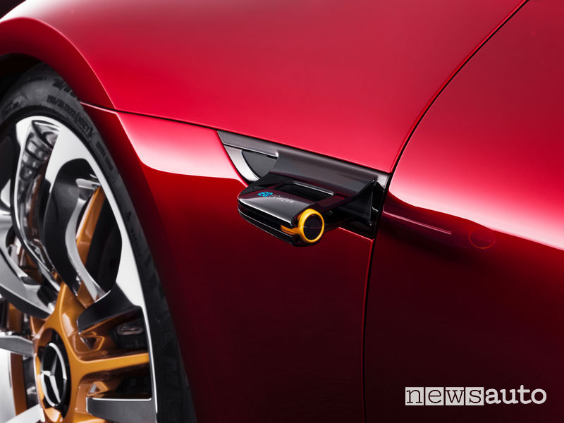 Telecamera laterale Mercedes-AMG GT Concept