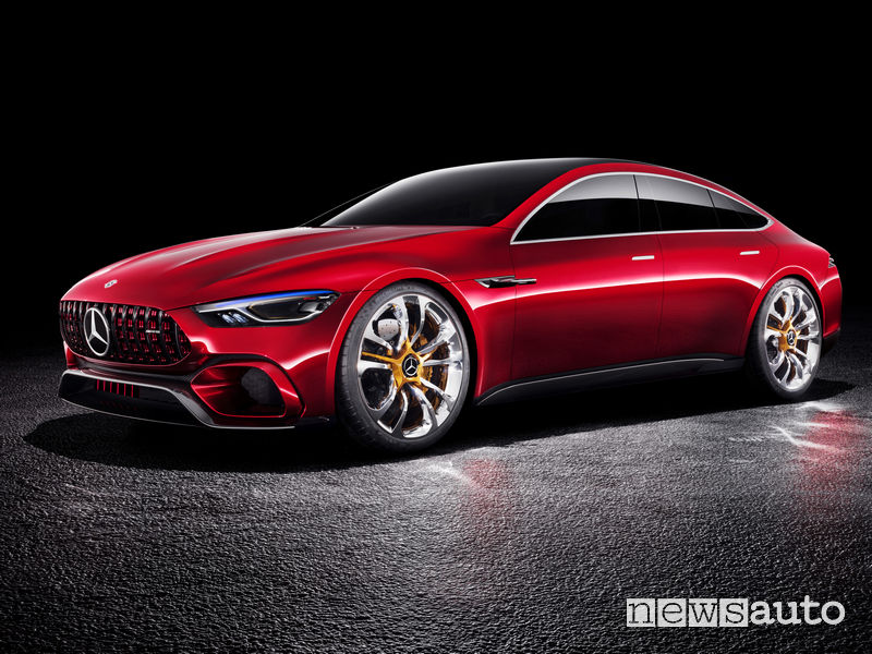 Mercedes-AMG GT Concept vista di profilo