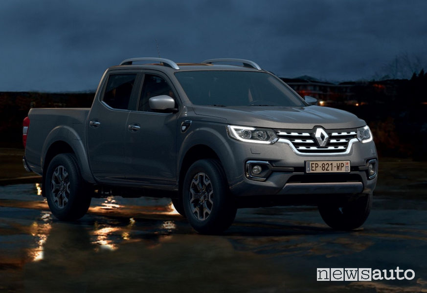 Nuovo Renault Alaskan vista di profilo