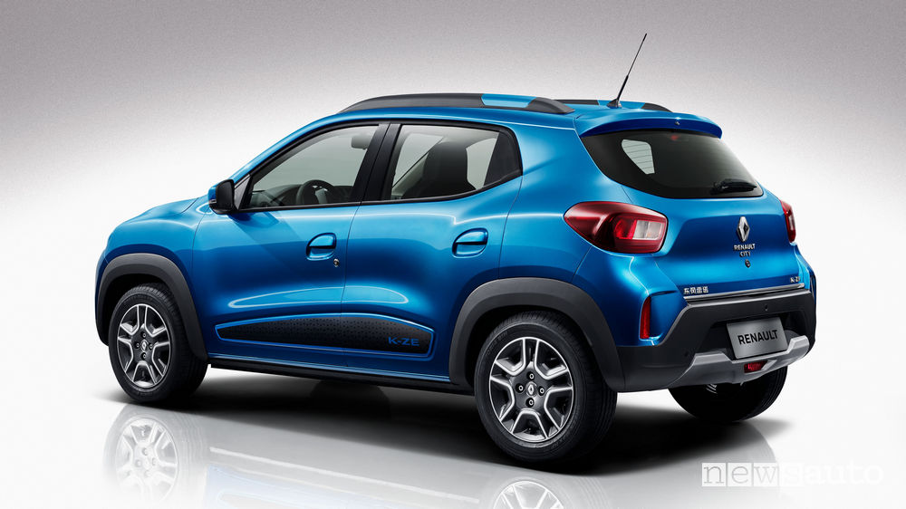 Renault City K-ZE vista posteriore