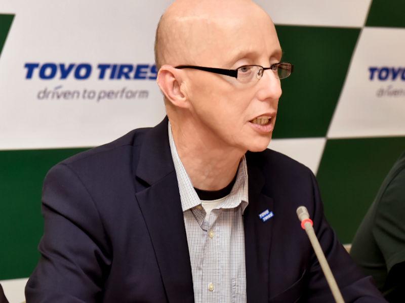 Mike Rignall, marketing manager di Toyo Tire Europe