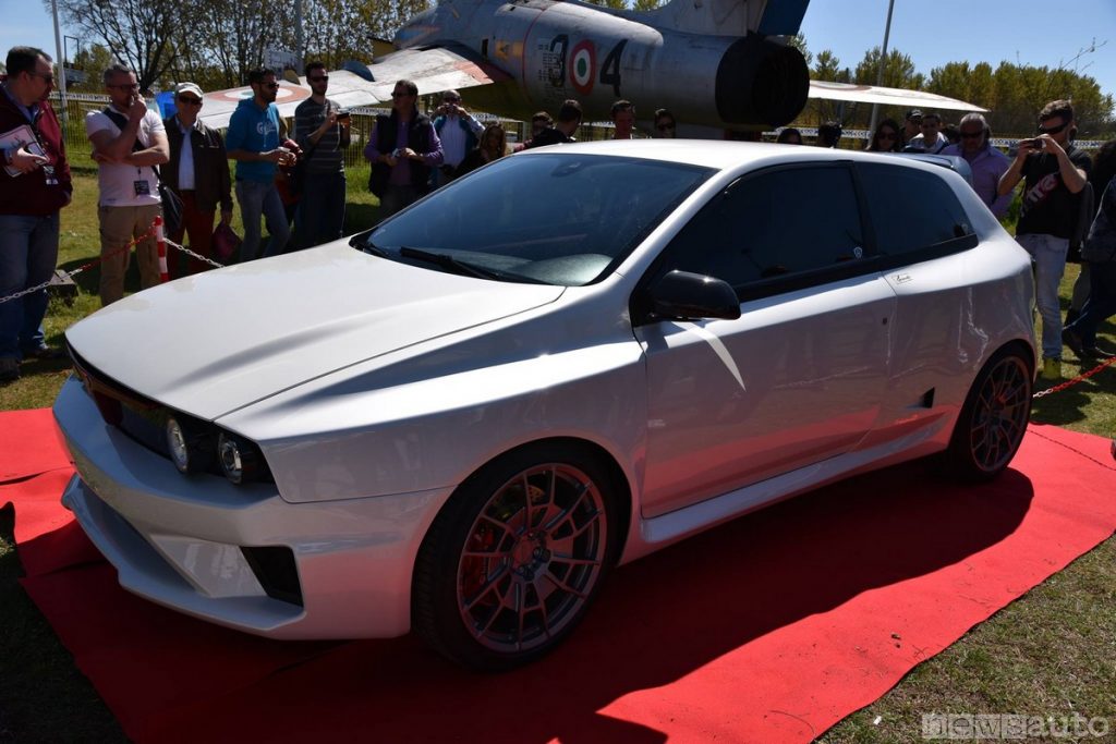 La prima versione di Evoluzione GT, un prototipo già realizzato in memoria della Lancia Delta