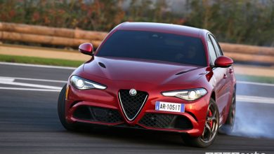 Traverso Alfa Romeo Giulia Quadrifoglio in pista