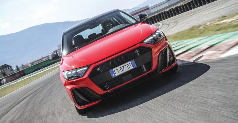 Audi A1 2019 prova in pista
