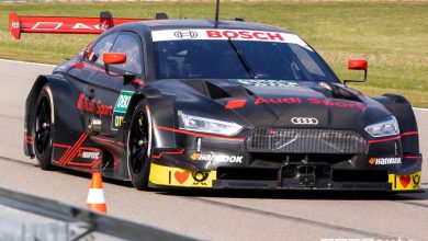 Vista di profilo Audi RS 5 DTM