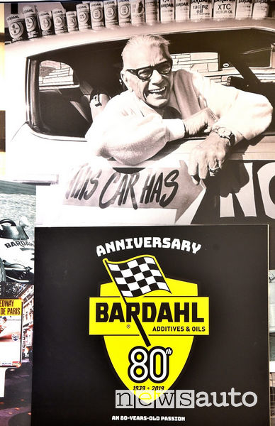 Logo Bardahl 80 anni