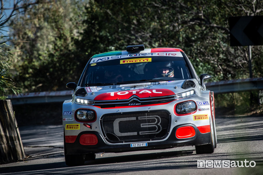 CIR 2019 Targa Florio Citroën C3 R5 Rossetti/Mori