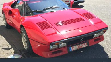 Ferrari 288 GTO germania furto anteriore