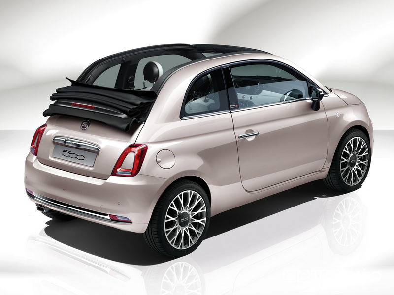 Fiat 500 Star cabrio vista posteriore