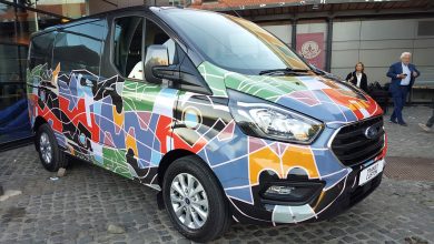 Ford Transit_2019 wrappato vista laterale