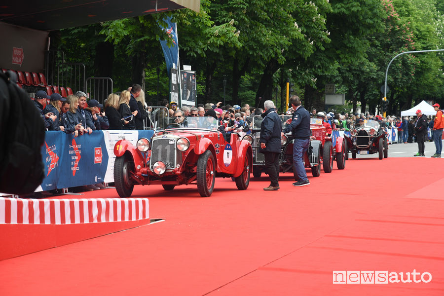 Mille Miglia 2019 partenza Brescia