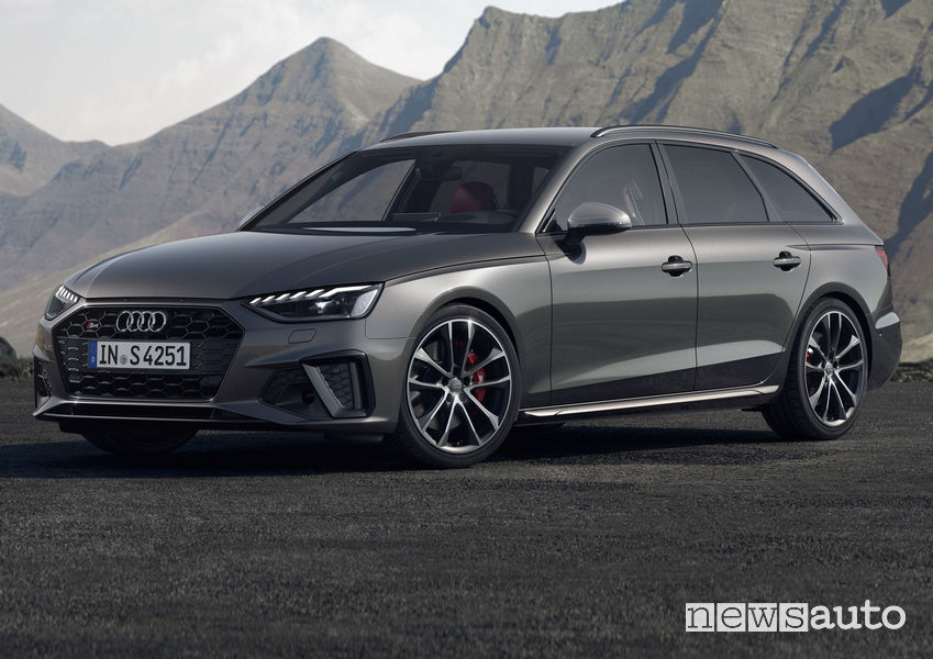 Audi S4 Avant TDI vista di profilo