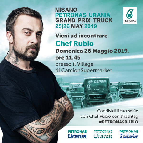 Chef Rubio presente al weekend del camionista 2019