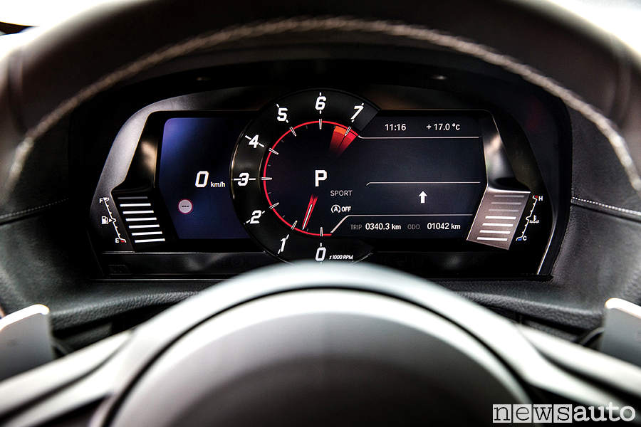 Cruiscotto digitale nuova Toyota Supra 201