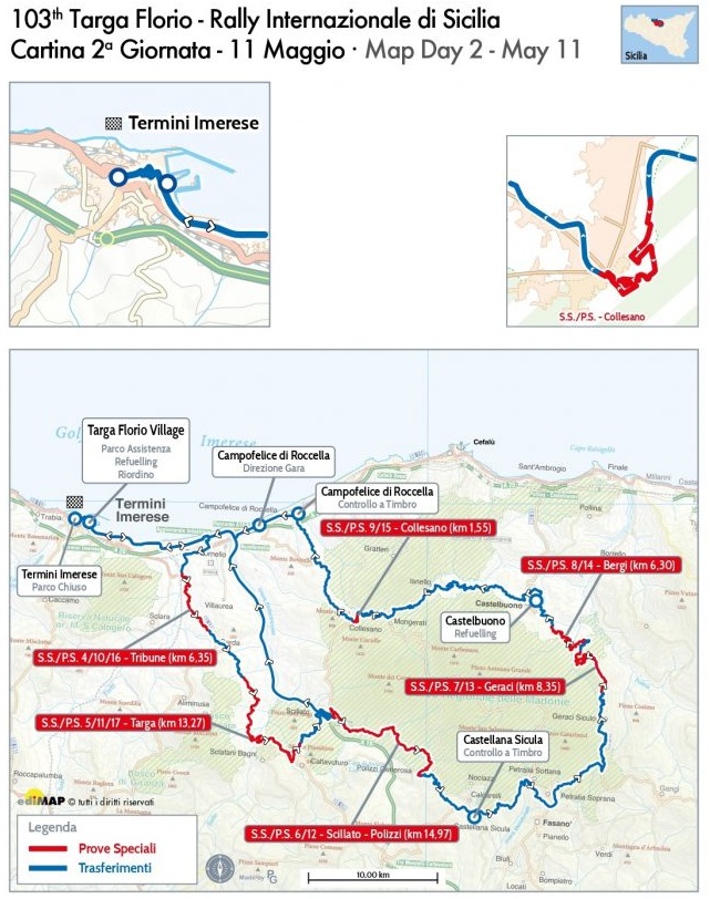 Percorso Targa Florio 2019