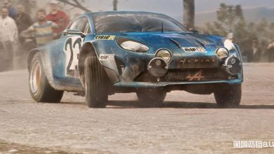 Alpine A110, la sportiva torna a correre nei rally