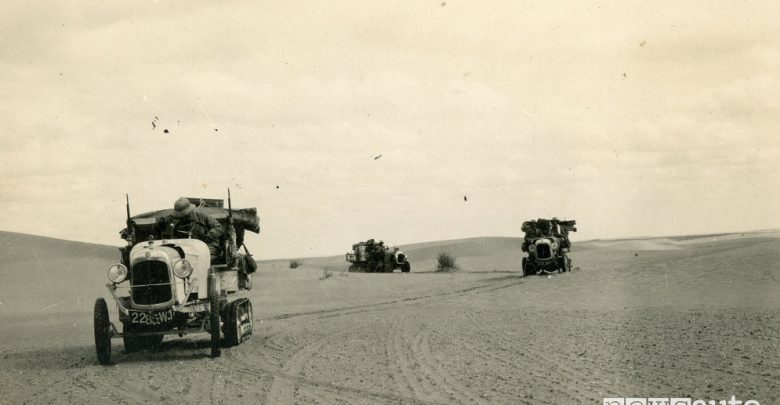 Spedizione del Sahara nel 1922 con l’autocingolato Citroën “Scarabée d’Or”