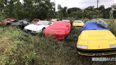 ferrari abbanonate in texas