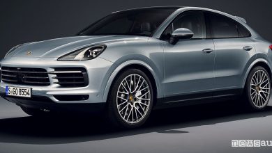 Porsche Cayenne S Coupé vista di profilo