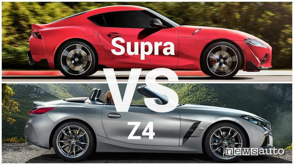 confronto toyota supra bmw z4 quale è meglio
