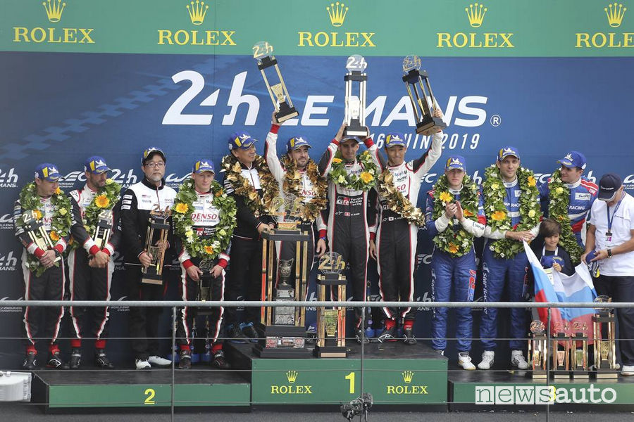 Podio 24 Ore Le Mans 2019